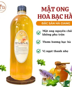 Mật ong hoa bạc hà hà Giang