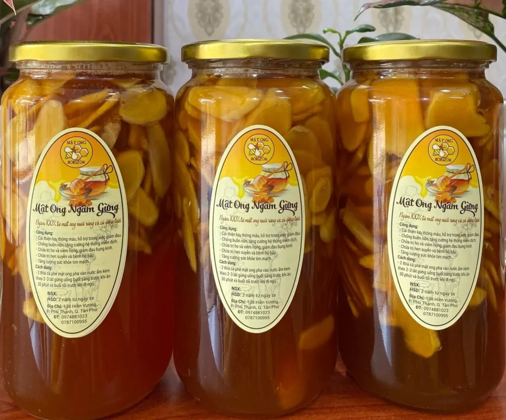 Ngạc nhiên trước công dụng của gừng ngâm mật ong 3 Ngạc nhiên trước công dụng của gừng ngâm mật ong