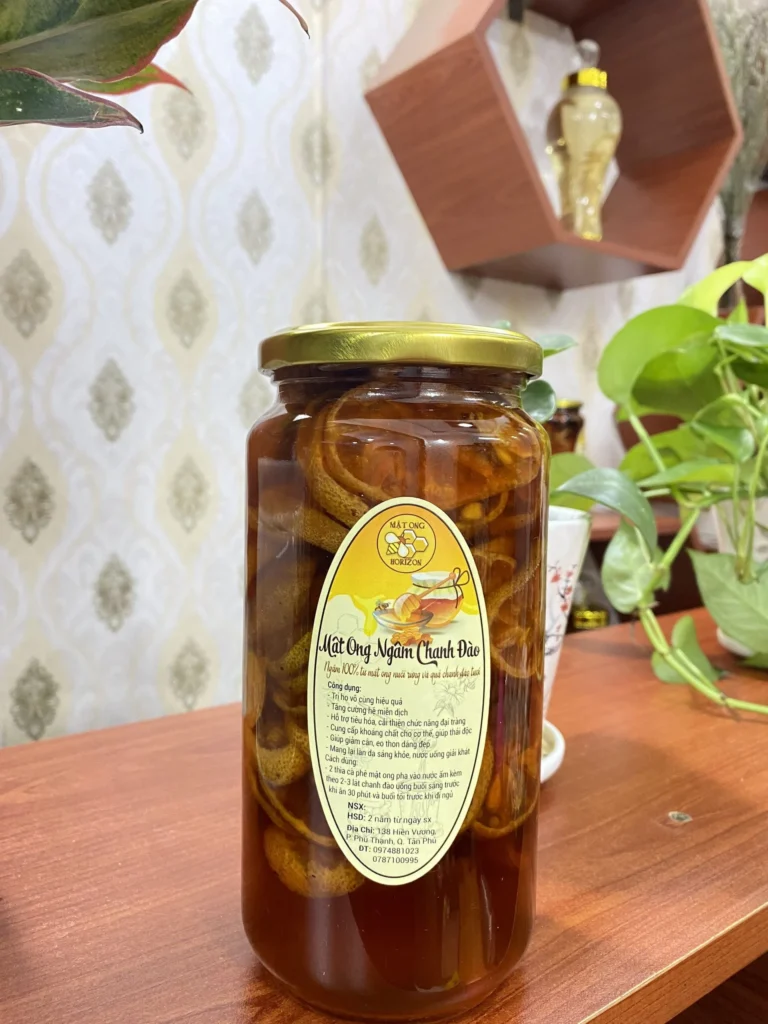 1 cốc chanh đào ngâm mật ong mỗi sáng còn hơn uống cả triệu tiền thuốc bổ 4 Z3171942200762_0455c6c01881ebb3fc37addd0cb38b4c