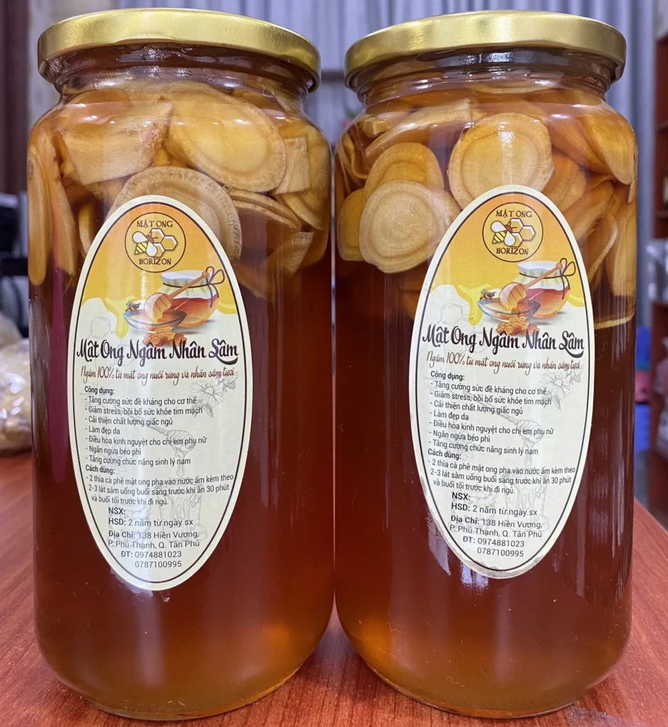 Công dụng sâm ngâm mật ong 3 Công dụng sâm ngâm mật ong