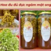 Hoa đu đủ đực ngâm mật ong rừng 21 NGHỆ ĐEN NGÂM MẬT ONG RỪNG (4)