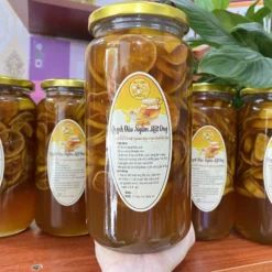 Chanh đào ngâm mật ong