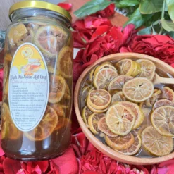 Chanh đào ngâm mật ong rừng