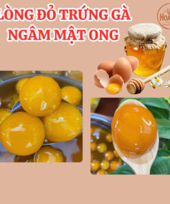 Trứng gà ngâm mật ong