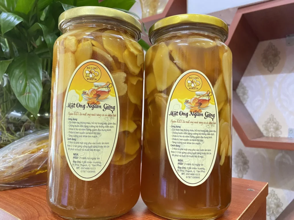 UỐNG GỪNG NGÂM MẬT ONG VÀO LÚC NÀO TỐT NHẤT ? 7 Mật ong ngâm gừng