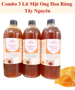 Combo 3 Lít Mật Ong Hoa Rừng Tây Nguyên