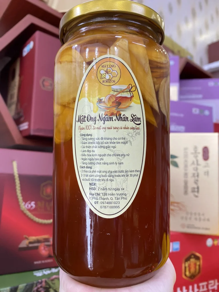 NHÂN SÂM HÀN QUỐC NGÂM MẬT ONG CÔNG DỤNG VÀ CÁCH SỬ DỤNG 14 Z4014720926388_ebf468f3c4db525b52d5a209cb57d40d