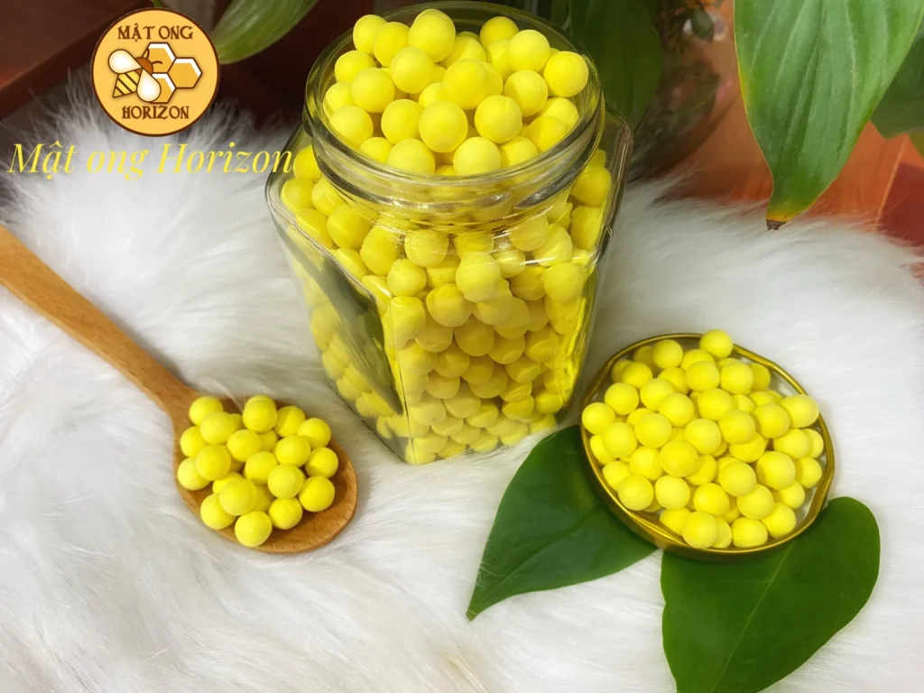 TÁC DỤNG CỦA VIÊN NGHỆ MẬT ONG 11 Viên nghệ mật ong