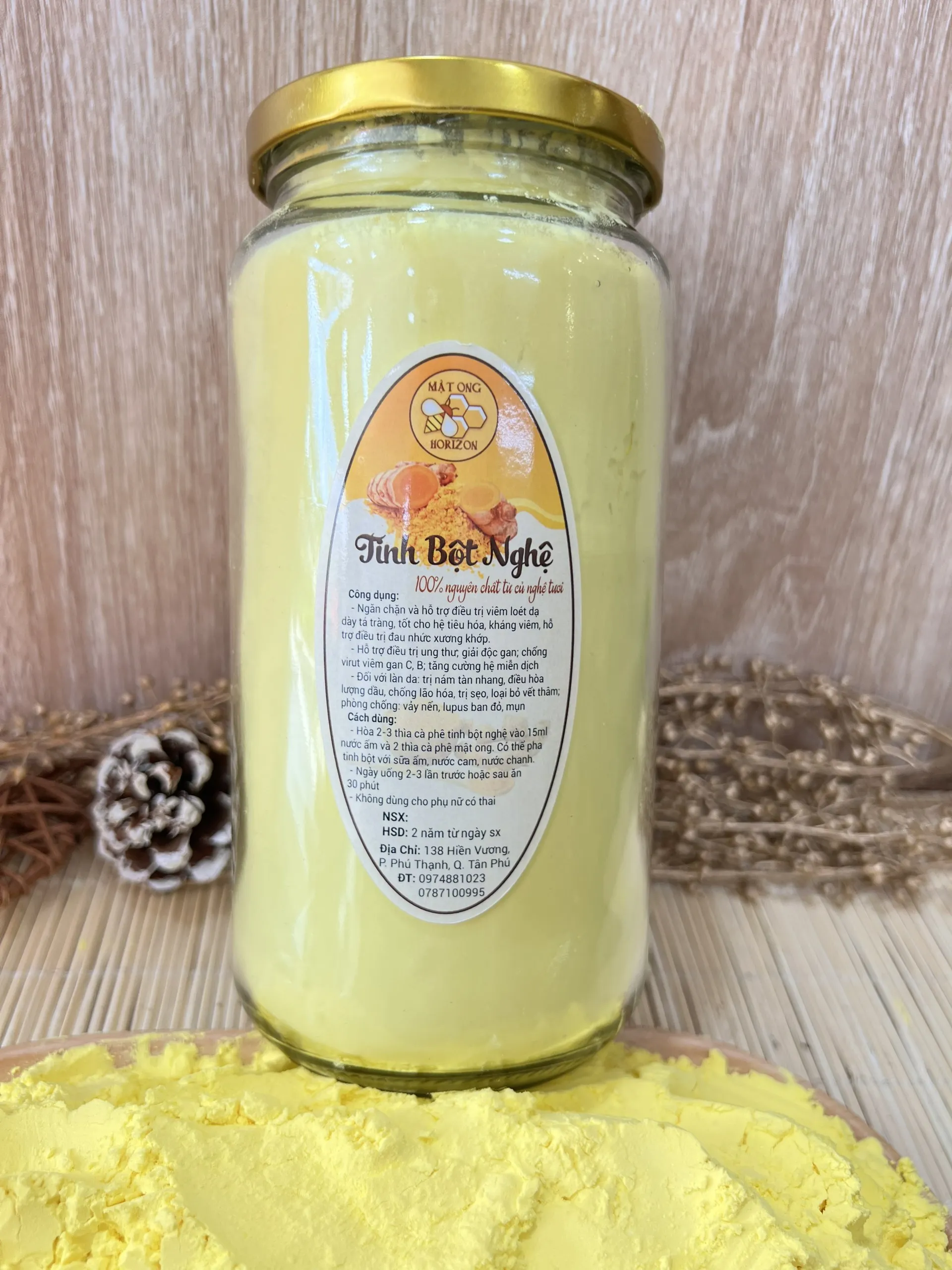 Tinh bột nghệ Hoa Cỏ