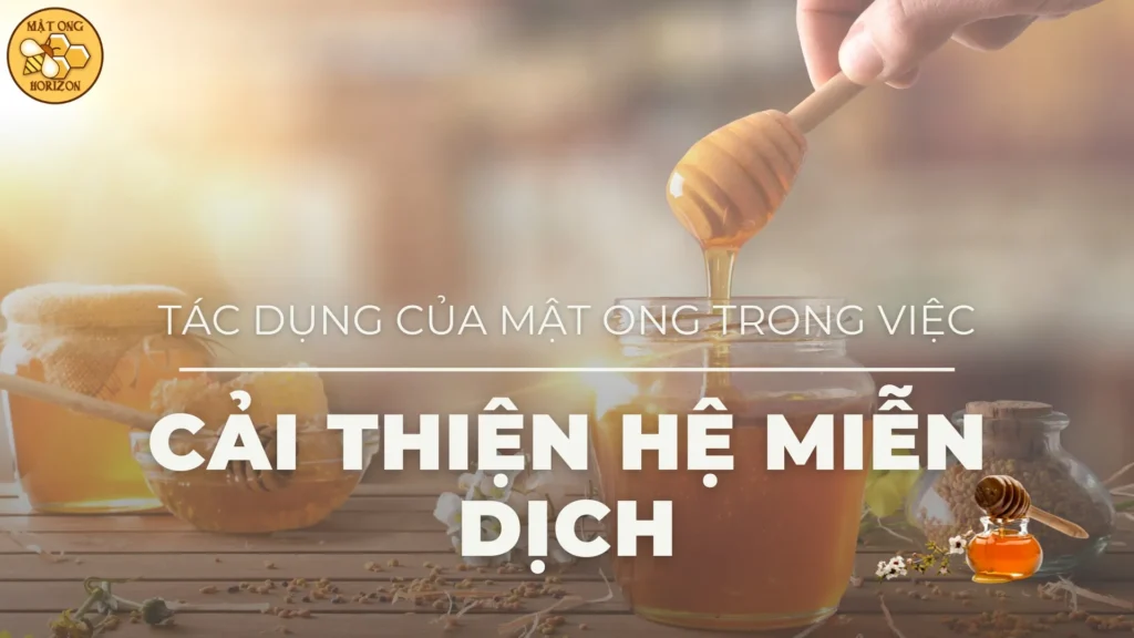 Tác dụng của mật ong trong việc cải thiện hệ miễn dịch