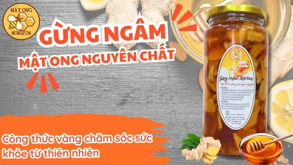 Gừng ngâm mật ong: Công thức vàng chăm sóc sức khỏe từ thiên nhiên 3 Gừng ngâm mật ong: Công thức vàng chăm sóc sức khỏe từ thiên nhiên