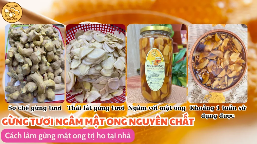 Gừng mật ong trị ho: Phương pháp tự nhiên và hiệu quả 8 Cách làm gừng mật ong trị ho tại nhà