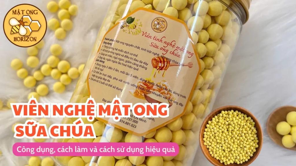 Viên nghệ mật ong sữa chúa: Công dụng, cách làm và cách sử dụng hiệu quả 4 Viên nghệ mật ong sữa chúa: Công dụng, cách làm và cách sử dụng hiệu quả