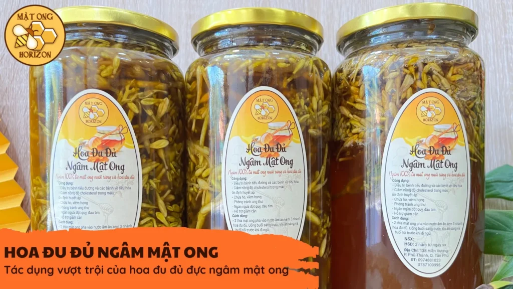 Tác dụng vượt trội của hoa đu đủ đực ngâm mật ong
