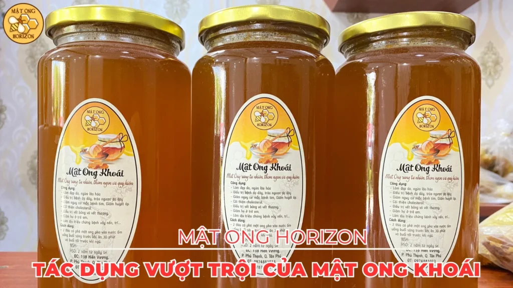 Tác dụng vượt trội của mật ong khoái