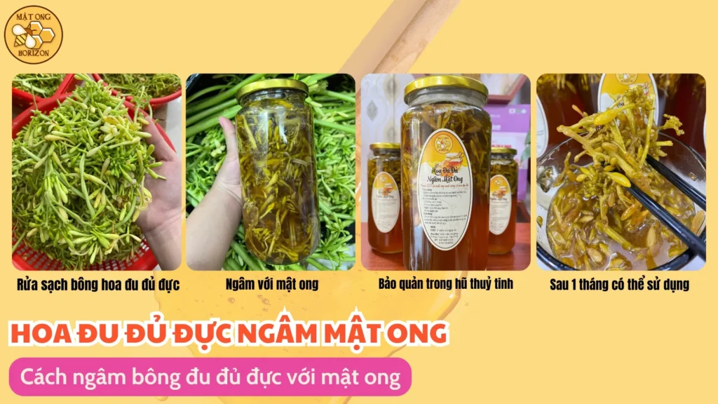 Bông đu đủ đực ngâm mật ong có tác dụng gì? Cách ngâm và sử dụng hiệu quả 10 Cách ngâm bông đu đủ đực với mật ong
