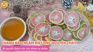 Chanh đào ngâm mật ong – bí quyết chăm sóc sức khỏe tự nhiên