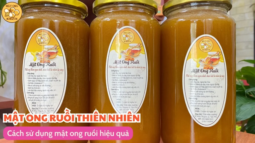 Cách sử dụng mật ong ruồi hiệu quả