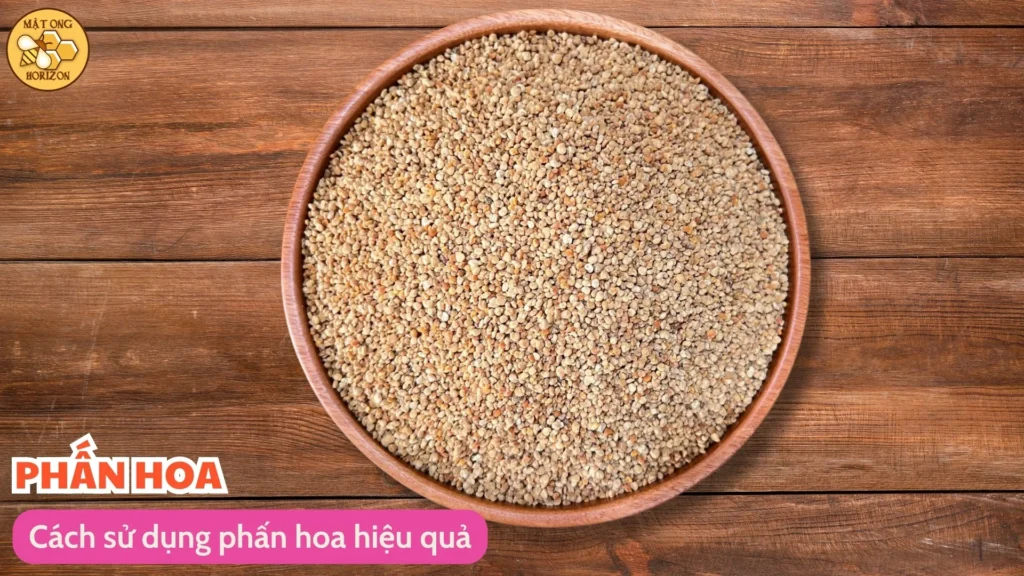 Cách sử dụng phấn hoa hiệu quả