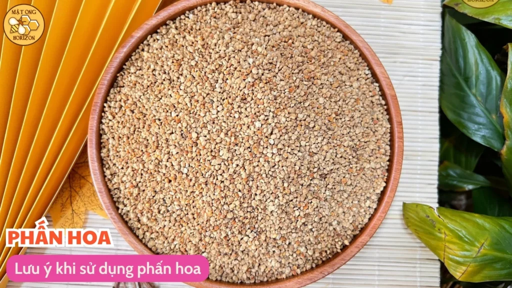 Lưu ý khi sử dụng phấn hoa