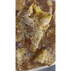 Sáp ong khoái thiên nhiên cắt miếng cả mật ong