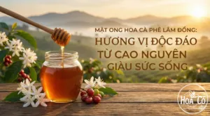 Mật ong hoa cà phê lâm đồng: hương vị độc đáo từ cao nguyên giàu sức sống