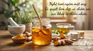 Nghệ tươi ngâm mật ong: bí quyết làm đẹp và chăm sóc sức khỏe từ thiên nhiên