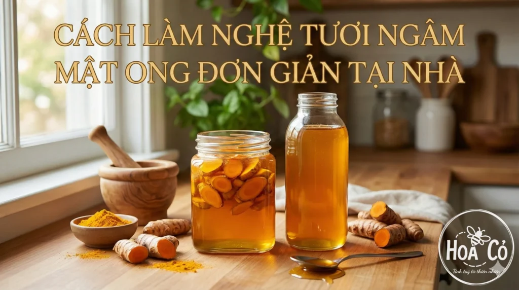 Nghệ tươi ngâm mật ong: bí quyết làm đẹp và chăm sóc sức khỏe từ thiên nhiên 10 Cách làm nghệ tươi ngâm mật ong đơn giản tại nhà