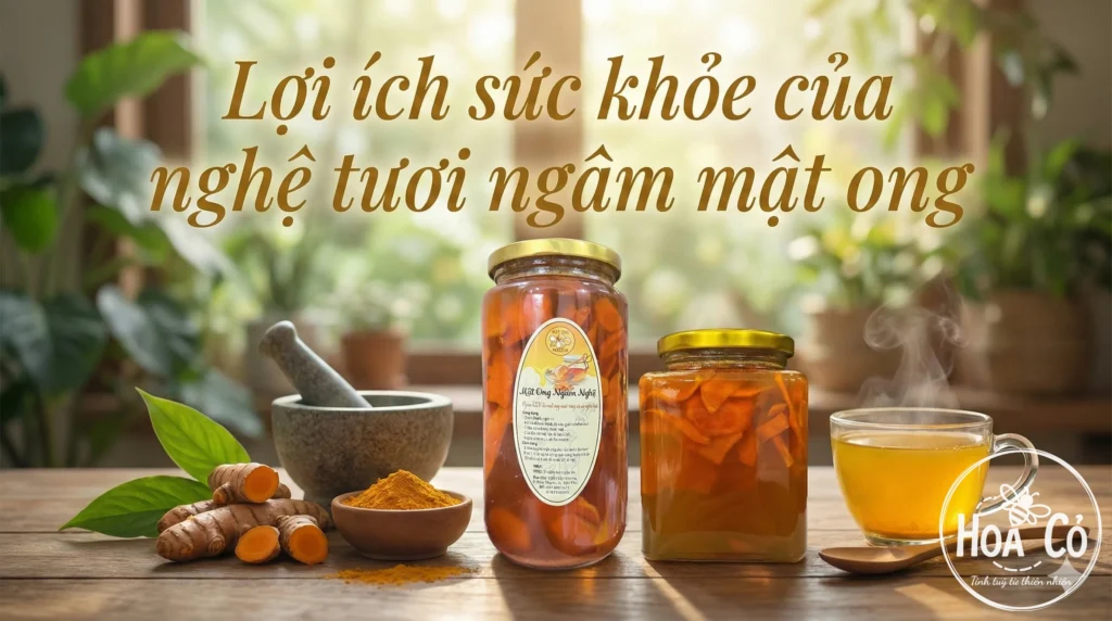 Nghệ tươi ngâm mật ong: bí quyết làm đẹp và chăm sóc sức khỏe từ thiên nhiên 8 Lợi ích sức khỏe của nghệ tươi ngâm mật ong