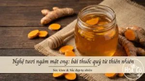 Nghệ tươi ngâm mật ong: bài thuốc quý từ thiên nhiên