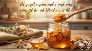 Bí quyết ngâm nghệ mật ong ngon, dễ ăn và tốt cho sức khỏe