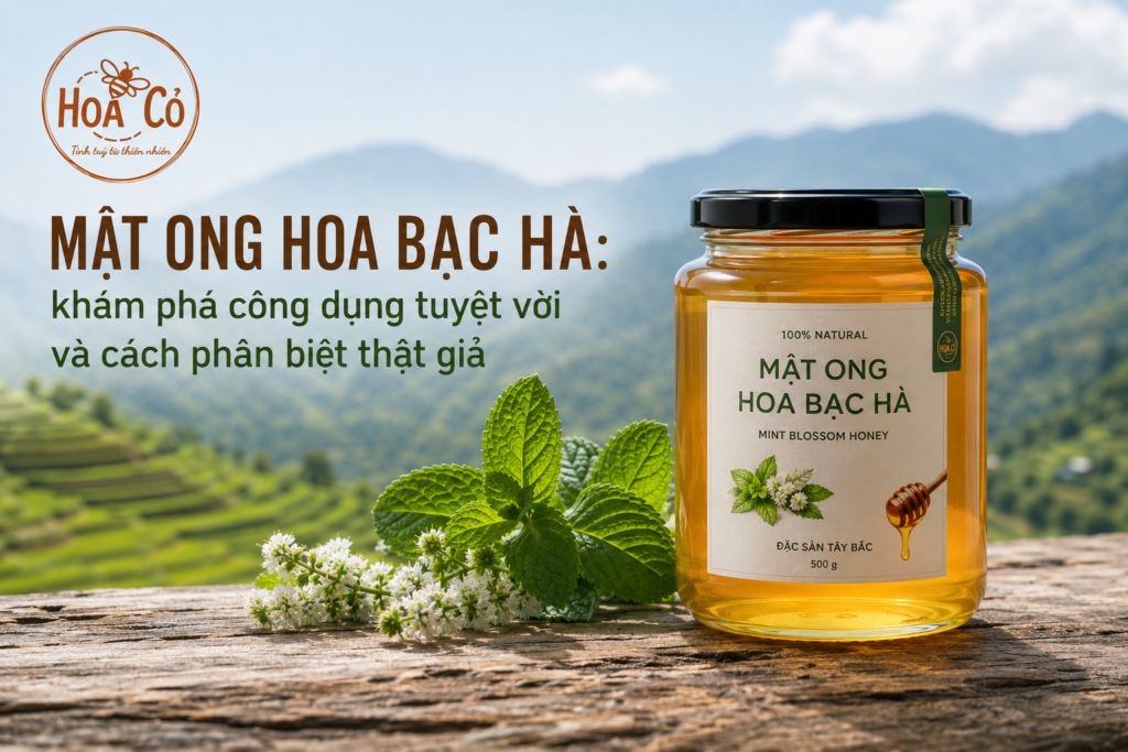 Mật ong hoa bạc hà: khám phá công dụng tuyệt vời và cách phân biệt thật giả 2 Mật ong hoa bạc hà: khám phá công dụng tuyệt vời và cách phân biệt thật giả